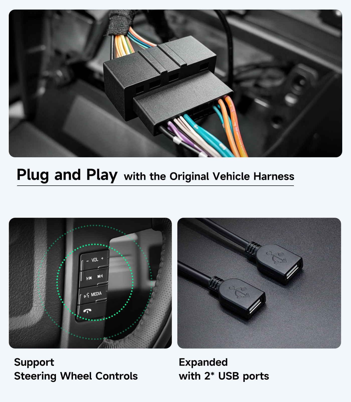 Car Radio Stereo for Ford F150 2009-2014, Wireless CarPlay Android Auto - Image 7