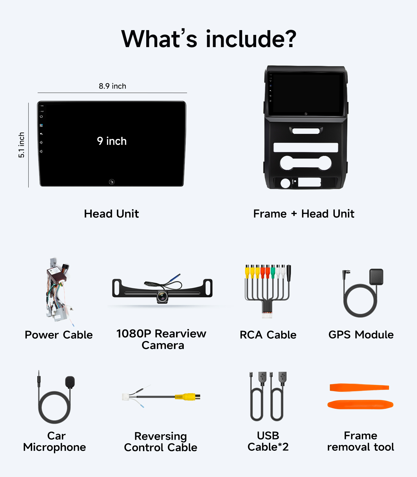 Car Radio Stereo for Ford F150 2009-2014, Wireless CarPlay Android Auto - Image 9