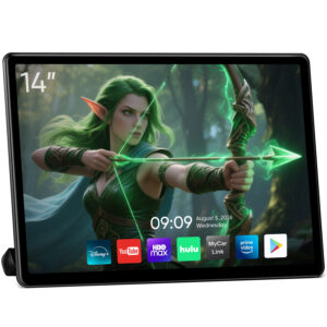 14" IPS Touchscreen Car Headrest Monitor, Android 13.0 Wireless Mirroring